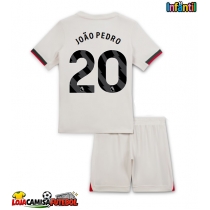 Camisa de Futebol Chelsea Joao Pedro #20 Equipamento Secundário Infantil 2025-26 Manga Curta (+ Calças curtas)